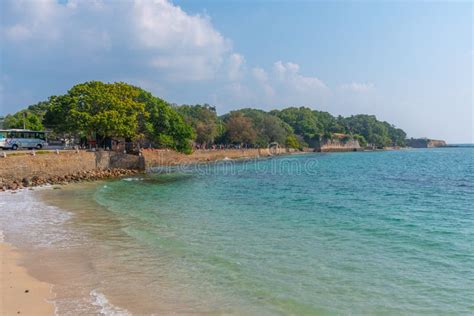 Fort Frederick Overlooking Trincomalee at Sri Lanka Stock Image - Image ...