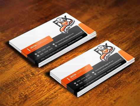 Automotive Business Card Logo