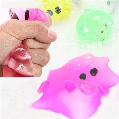 Squishies Antistress Splat Ball Pig Toys Funny Liquid Inside Prank ...