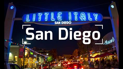 SAN DIEGO - LITTLE ITALY TRAVEL GUIDE - YouTube