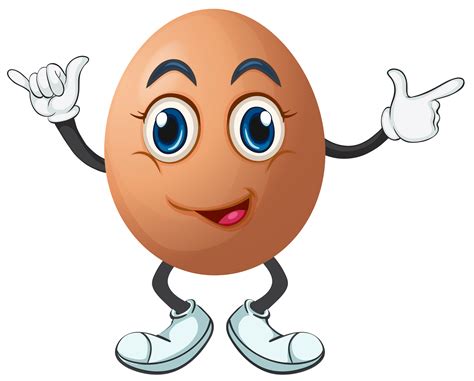 Egg with happy face 526179 Vector Art at Vecteezy