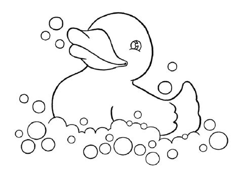 Cute Rubber Duck coloring page - Download, Print or Color Online for Free