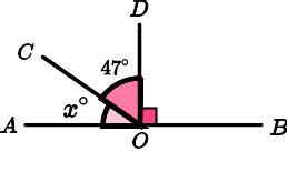 Angles On A Straight Line - GCSE Maths - Steps & Examples