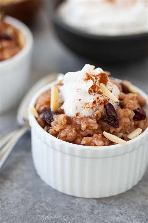 Slow Cooker Coconut Rice Pudding Recipe | The Foodie Dietitian | Kara Lydon