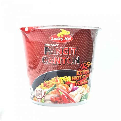 Lucky Me Pancit Canton Extra Hot Chili Cup 70G | AllHome