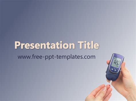 Diabetes PPT Template - Mr. Templates