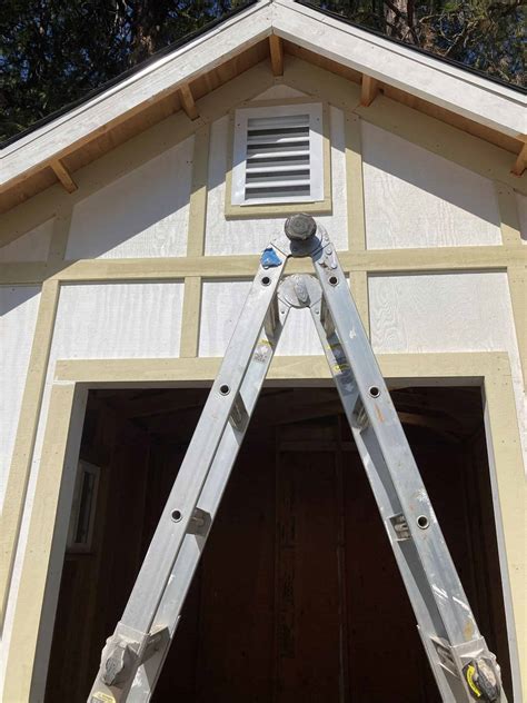 DIY She Shed Trim - One Hundred Acres Home