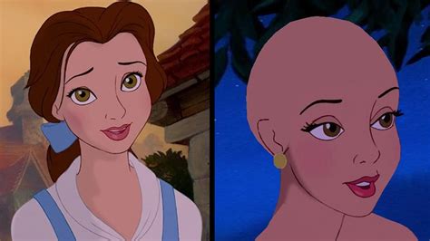 Disney Princesses as Bald | Disney princess stories, Alternative disney ...