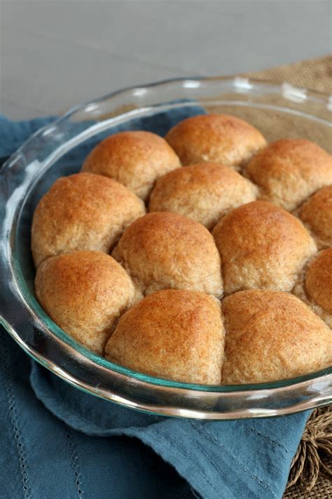 Easy Whole Wheat Dinner Rolls | Chocolate with Grace