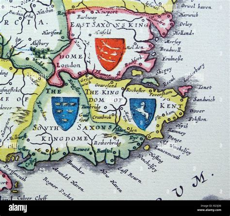 Anglo saxon map hi-res stock photography and images - Alamy