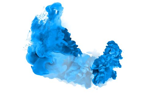 Blue Smoke PNG Background Image