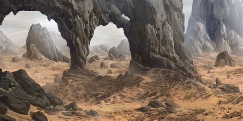 Desert by Max Durán | Fantasy landscape, Landscape concept, Environment concept art