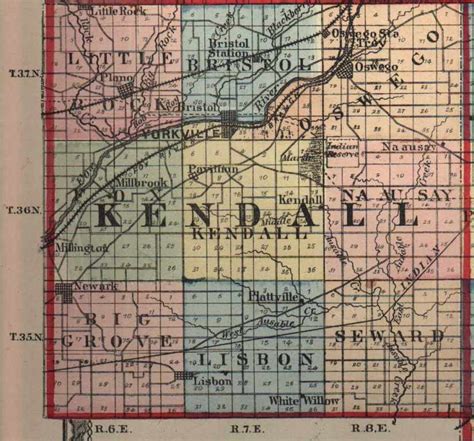 Index to Kendall County Maps - Kendall County IL Genealogy