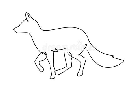 Fox Drawing Outline