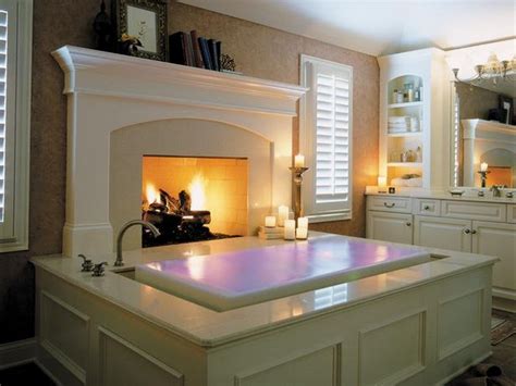 15 Luxury Bathrooms with Fireplaces | Maison Valentina Blog