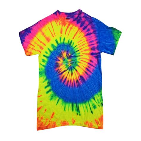 Colortone - Tie Dye T-Shirts Rainbow Adult Colortone - Walmart.com ...