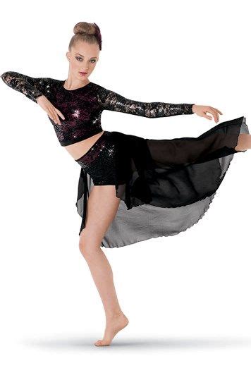 Weissman™ | 2-Piece Long-Sleeve Sequin Costume | Contemporary dance outfits, Modern dance ...