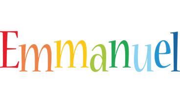 Emmanuel Logo | Name Logo Generator - Smoothie, Summer, Birthday, Kiddo, Colors Style