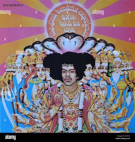 The Jimi Hendrix Experience - Axis - Bold As Love - Vintage vinyl album cover Stock Photo - Alamy