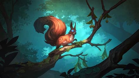 Online crop | HD wallpaper: artwork, fantasy art, nature, squirrel ...