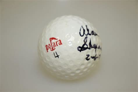 Lot Detail - Astronaut Alan Shepard Signed Polara Golf Ball w/ 'Moon ...