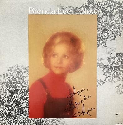 BRENDA LEE HAND SIGNED AUTOGRAPH LP ALBUM "NOW" | eBay