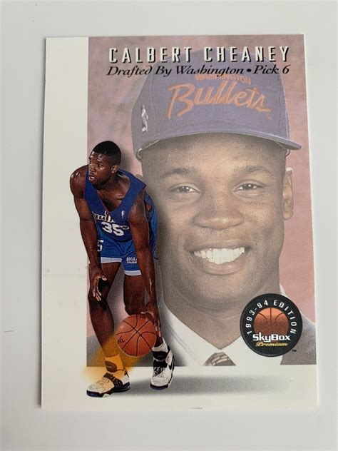 Calbert Cheaney 1993-94 Skybox Bkball Draft Picks DP6 Washington ...