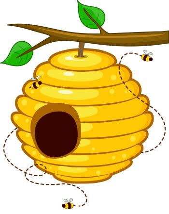 Beehive clipart bee nest, Beehive bee nest Transparent FREE for ...