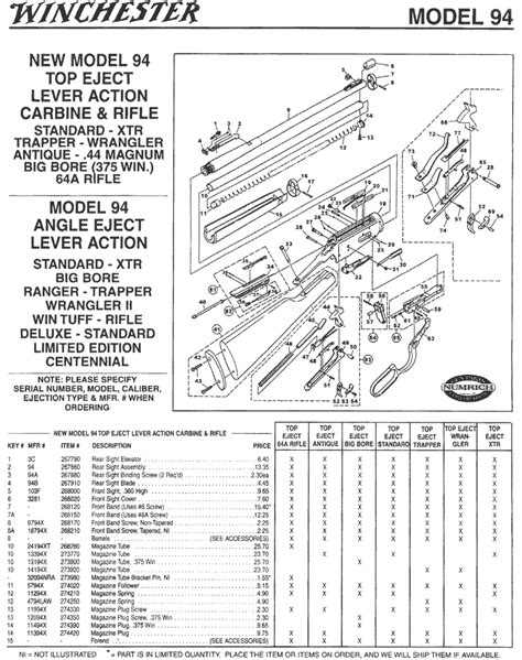 Winchester Model 67 Schematic