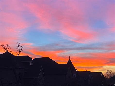 sunset from my yard- texas : r/SkyPorn