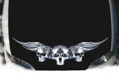 Winged Skulls Car & Truck Hood Decal | Xtreme Digital GraphiX