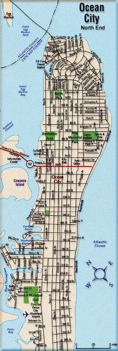 Map Of Ocean City Nj Streets - Issie Leticia