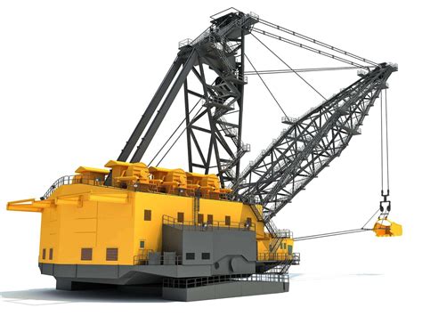 Dragline Excavator - 3D Model by 3D Horse