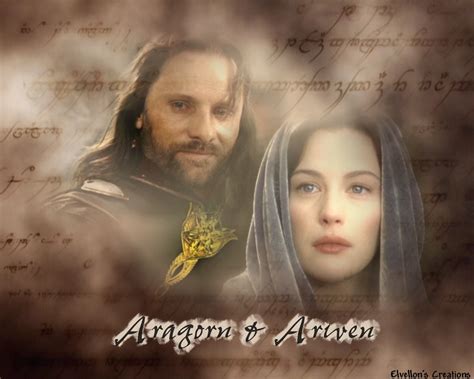 Arwen and Aragorn - Aragorn and Arwen Wallpaper (7610413) - Fanpop