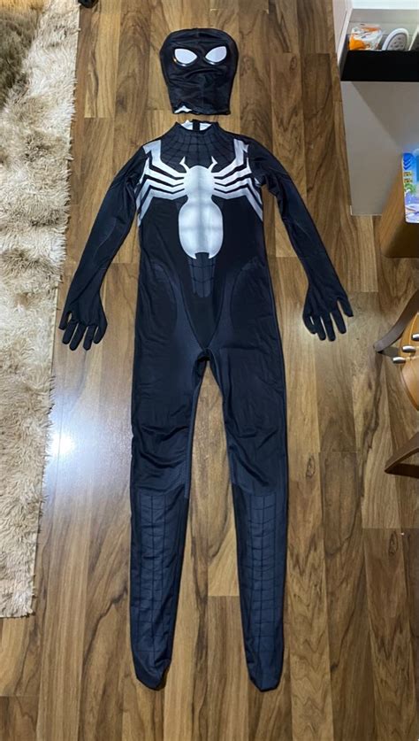 Symbiote Spider-Man costume, Men's Fashion, Activewear on Carousell