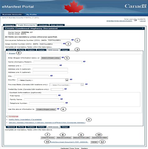 eManifest Portal - eManifest Portal User Guide