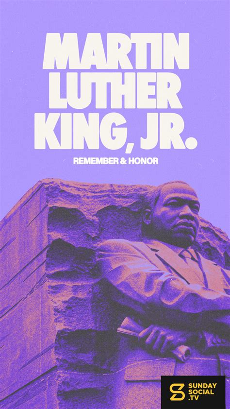 Martin Luther King, Jr. Remember and Honor. - Sunday Social