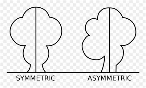 Asymmetric Drawing Geometry Line - Symmetrical And Asymmetrical Shapes Clipart (#925571 ...