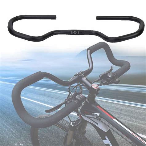 Tebru Bicycle Handlebar,Adjustable Aluminum Alloy Mountain Bike Crooked Butterfly Handlebar ...