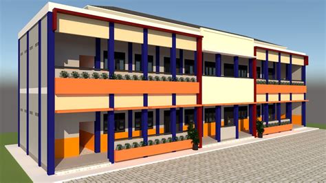 Detail Desain Gedung Sekolah 2 Lantai Koleksi Nomer 2