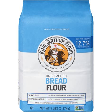 King Arthur Flour Unbleached Bread Flour 5 lb. Bag - Walmart.com