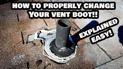 How to Change a Vent Boot on Your Roof Any Size Pipe - YouTube