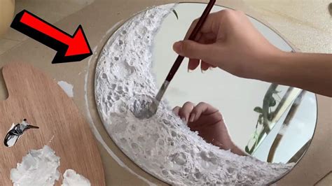 How to Make Faux High-End DIY Crescent Moon Mirror