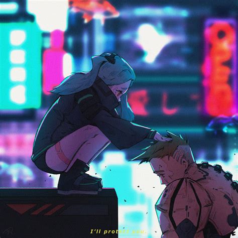 Cyberpunk edgerunners Rebecca x David by Leesineyebad on DeviantArt