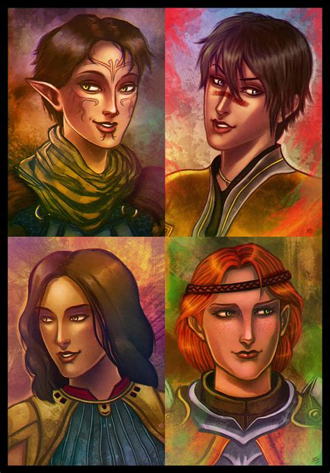 Dragon Age 2 - Characters 2 by lux-rocha on DeviantArt