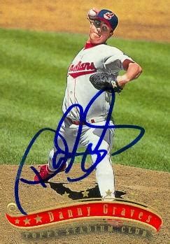 Danny Graves autographed Baseball Card (Cleveland Indians) 1997 TSC #275