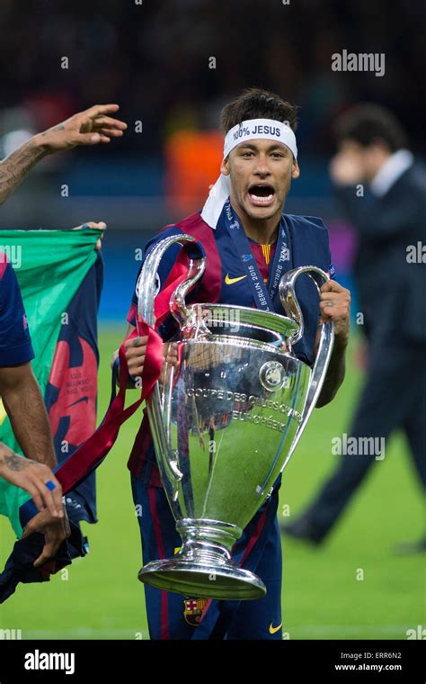 Berlin, Germany. 6th June, 2015. Neymar (Barcelona) Football/Soccer : Neymar of Barcelona ...