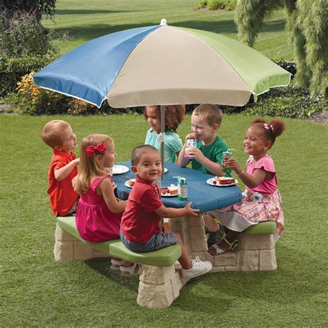 Step2 Naturally Playful Kids Rectangle Picnic Table & Reviews | Wayfair