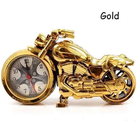 Motorcycle Alarm Clock Shape Retro Furnishings Home Motorcycle Alarm ...