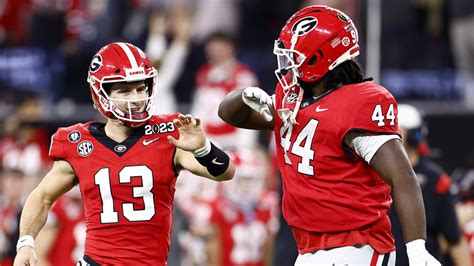 Georgia Bulldogs beat TCU to repeat as college football champions : NPR